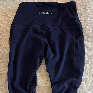 Navy blue Sweetflexx leggings in size 6